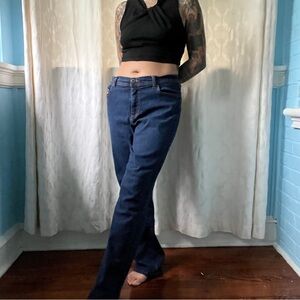 jordache vintage curvy jeans dark wash size 18
